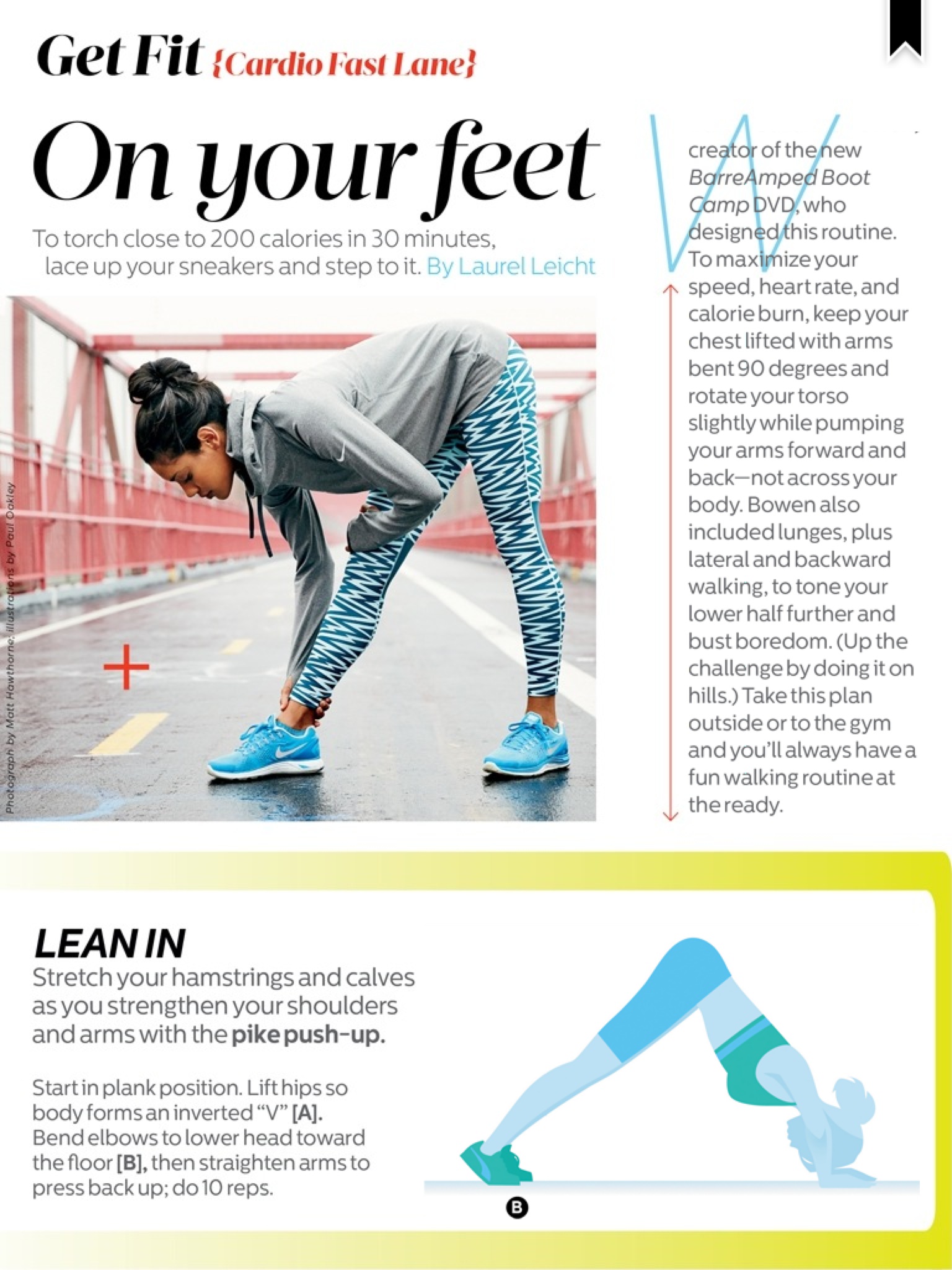 BarreAmped featured in Shape Magazine