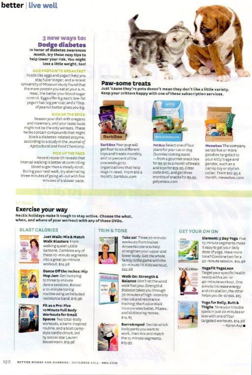 BarreAmped featured in Better Homes & Gardens