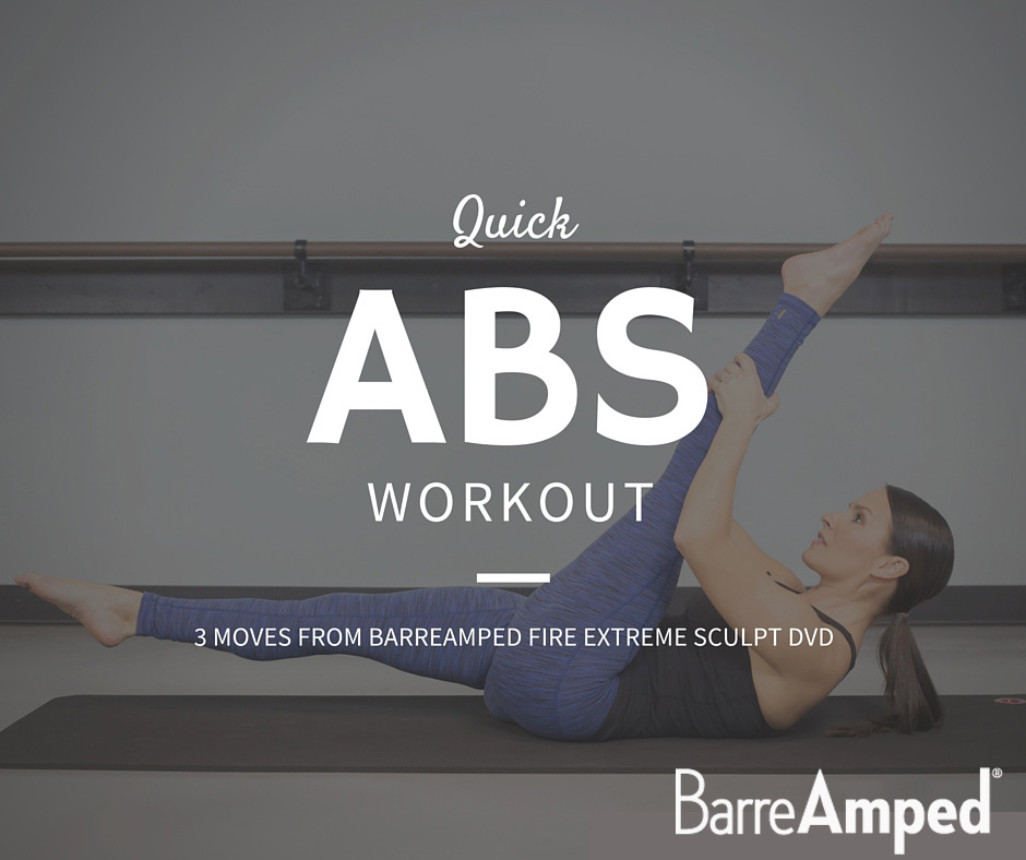 Quick Abs Workout - BarreAmped
