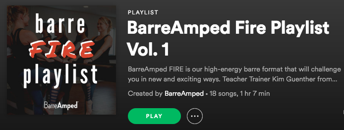 BarreAmped Fire Playlist
