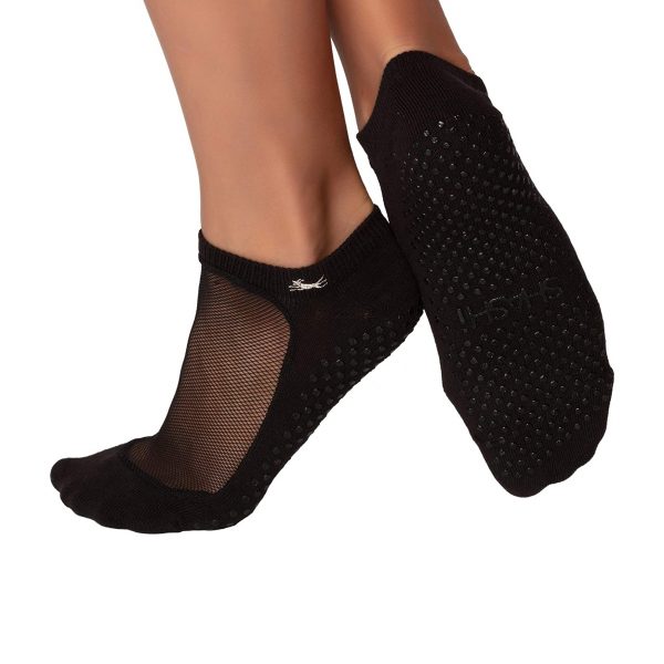 Shashi Mesh-top Grippy Socks