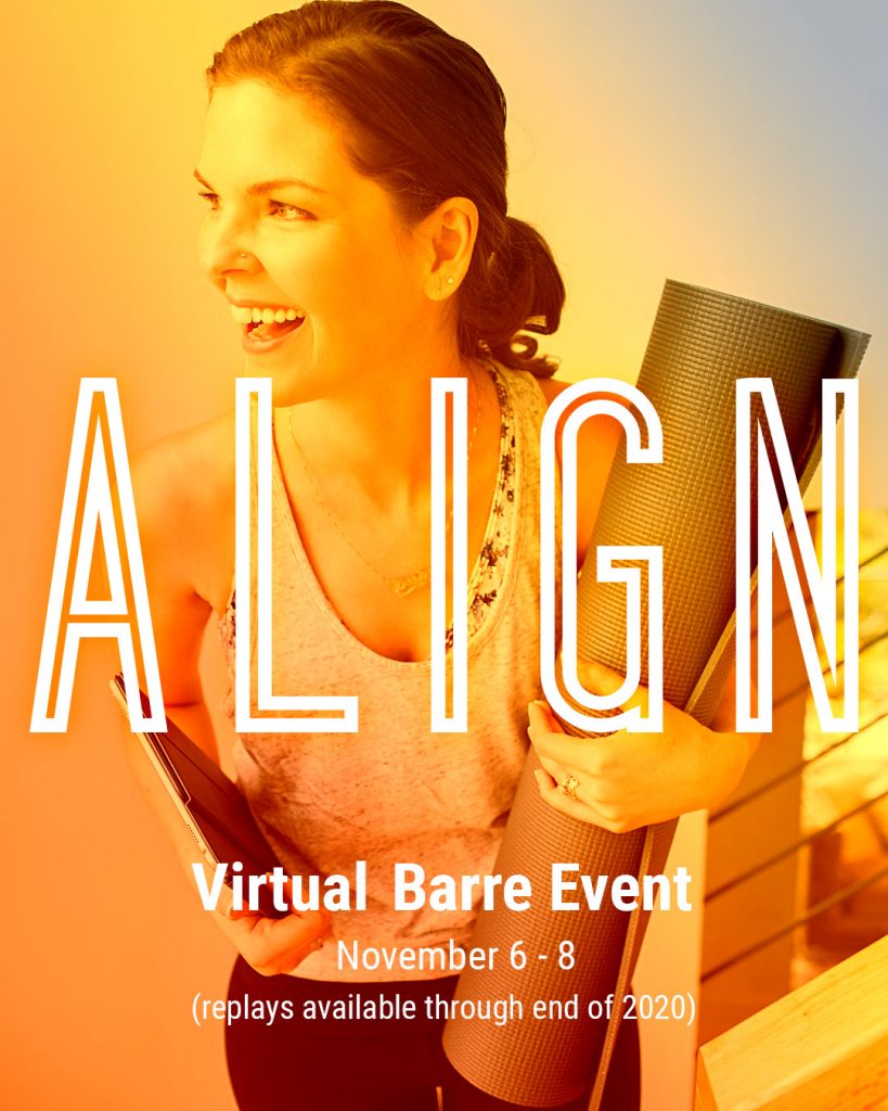 BarreAmped ALIGN 2020 Virtual Barre Event