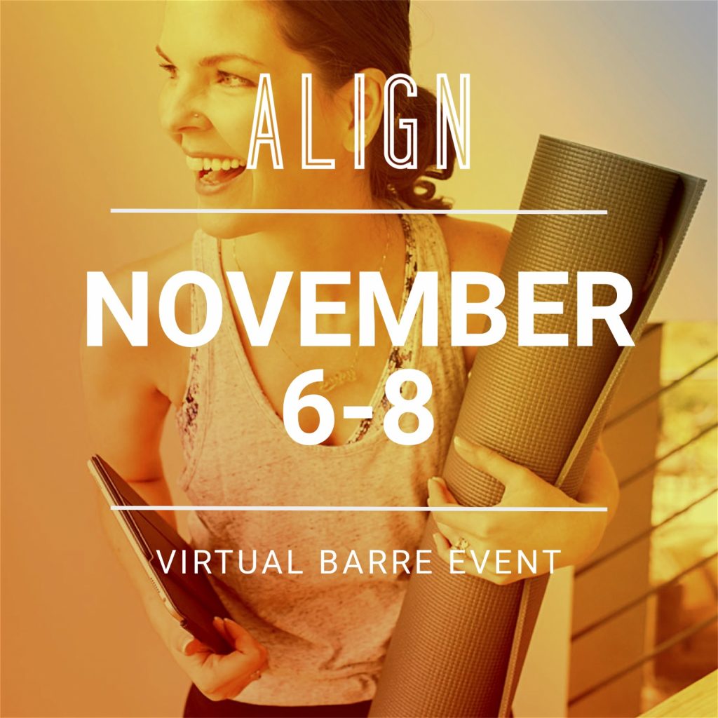 BarreAmped ALIGN 2020 Virtual Barre Event