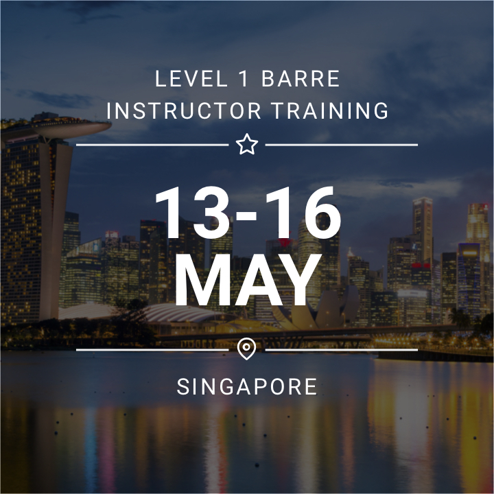 BarreAmped Level 1 Training Singapore