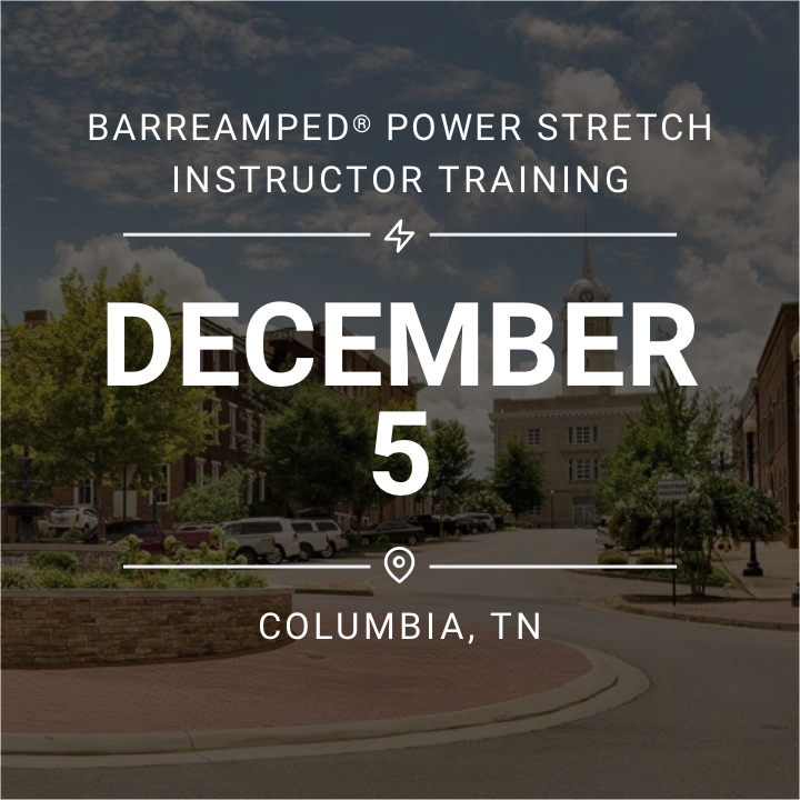 BarreAmped Power Stretch Instructor Training