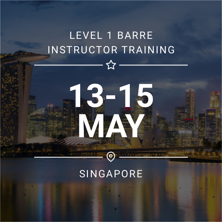 BarreAmped Level 1 Training Singapore