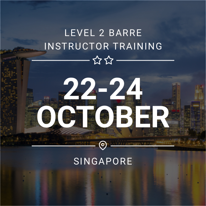 BarreAmped Level 2 Training Singapore