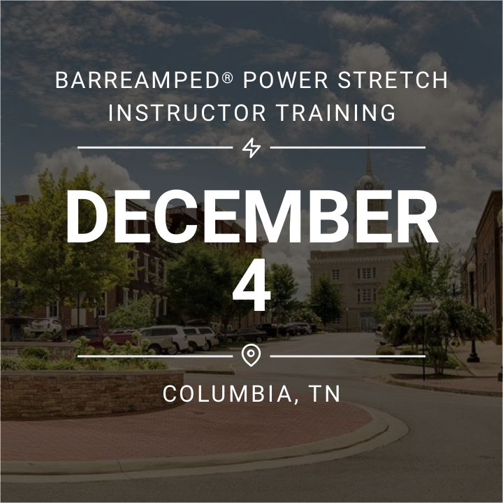 BarreAmped Power Stretch Instructor Training