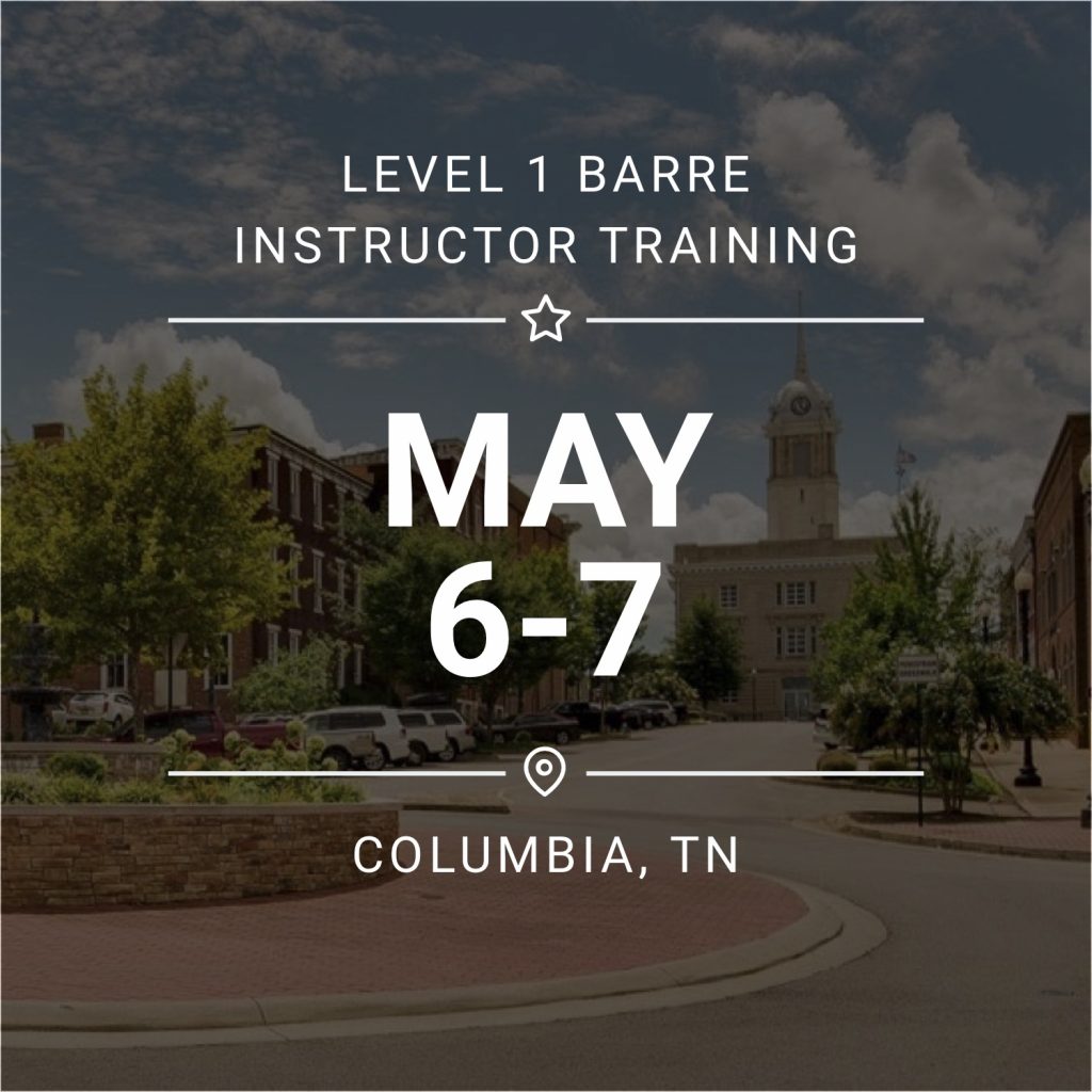 Level 1 BarreAmped Training - May 6-7, 2023
